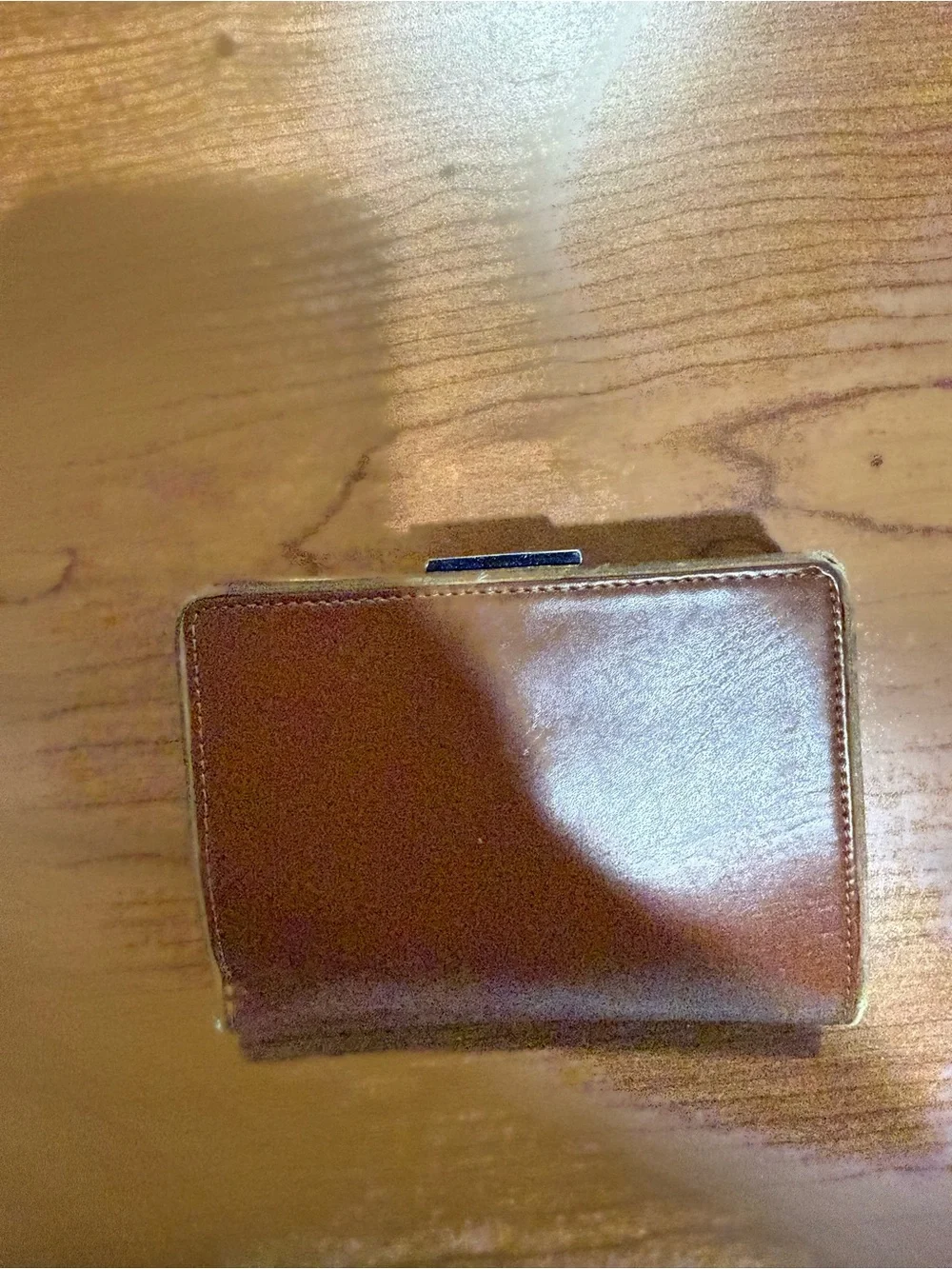 Coach Brown Smooth Leather Trifold Wallet